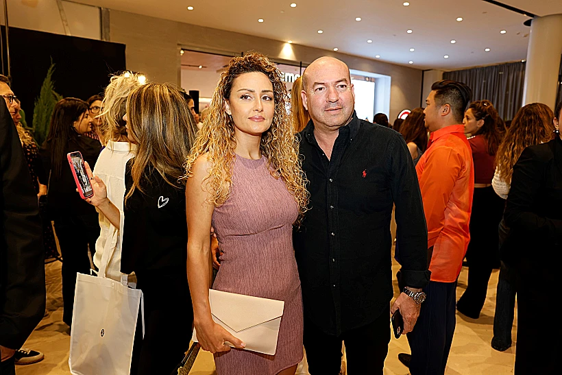 אייל ברקוביץ' וזוגתו שרון