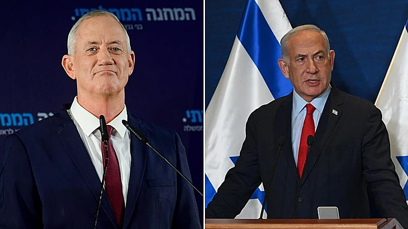 נתניהו וגנץ