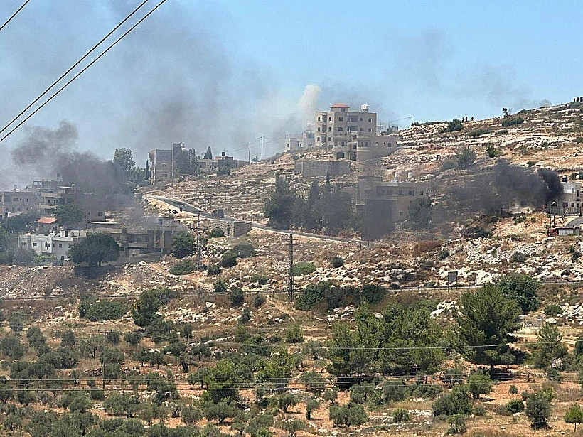 פרעות מתנחלים ליד אום סאפא