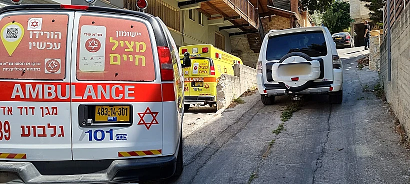 זירת התאונה בנצרת