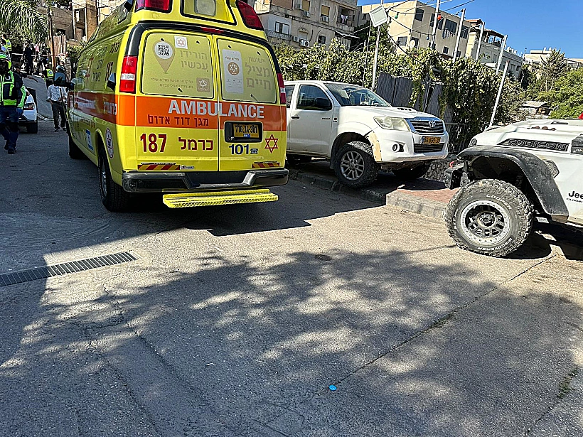 זירת האירוע בבסמת טבעון