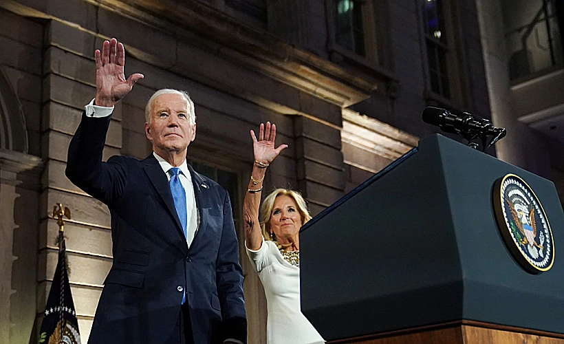 הנשיא ג'ו ביידן והגברת הראשונה ג'יל ביידן
