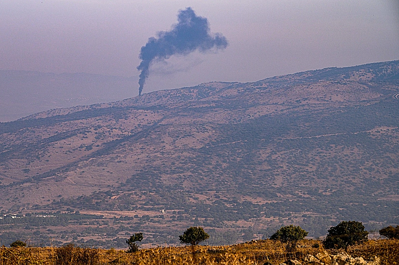 עשן מיתמר בגבול הצפון