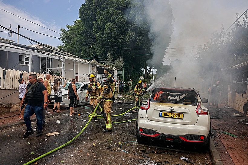 פגיעת רקטה באשקלון