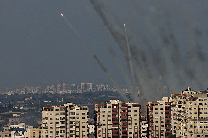 חרבות ברזל רקטות שנורו מעזה לעבר ישראל