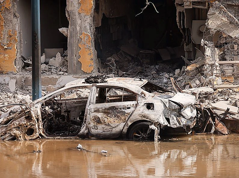 תחנת המשרה שנהרסה בשדרות