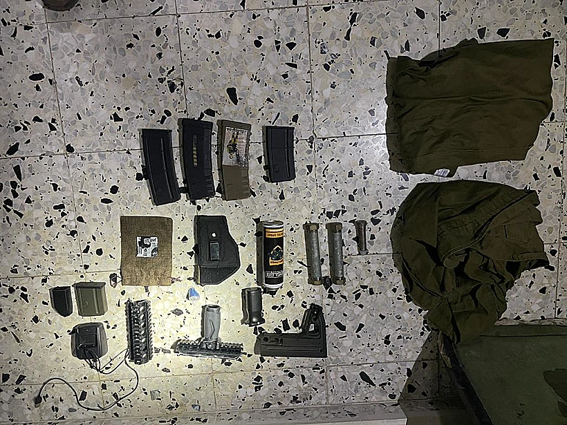 אמצעי לחימה שהוחרמו בטולכרם