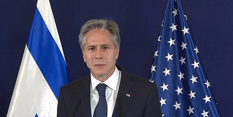 אנתוני בלינקן בהצהרה חרבות ברזל