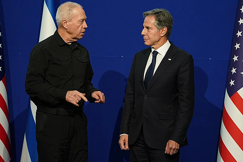 גלנט ובלינקן בקריה חרבות ברזל