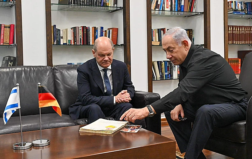 נתניהו ושולץ