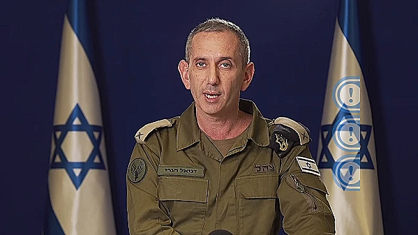 דובר צה"ל תא"ל דניאל הגרי בהצהרה חרבות ברזל