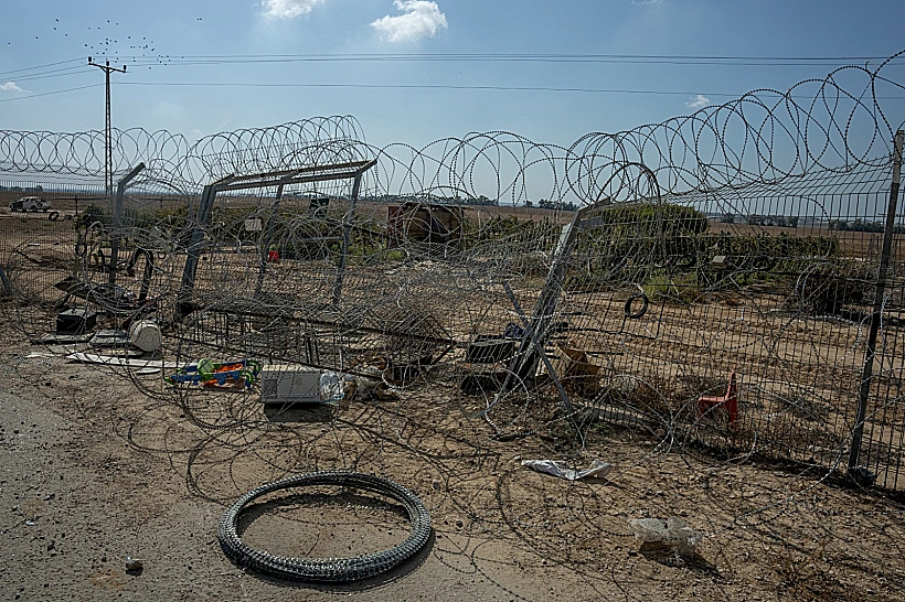 ההרס והחורבן אחרי הטבח בקיבוץ ניר עוז