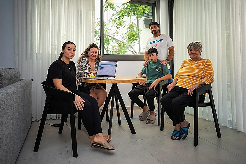 משפחת תובל מאשקלון שוכנו בדירה של יזם האיגוד HOMY