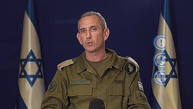 דובר צה"ל דניאל הגרי בהצהרה חרבות ברזל