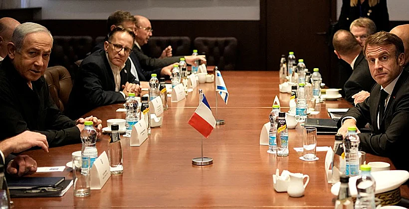 נתניהו ומקרון