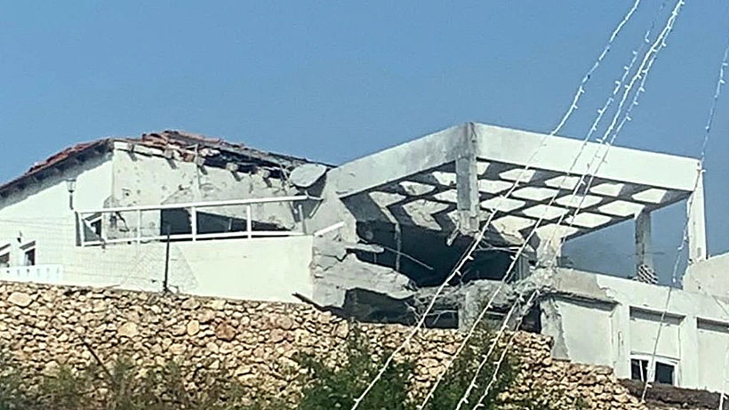 פגיעה ישירה בבית באלפי מנשה