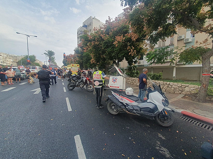 זירת הנפילה בתל אביב