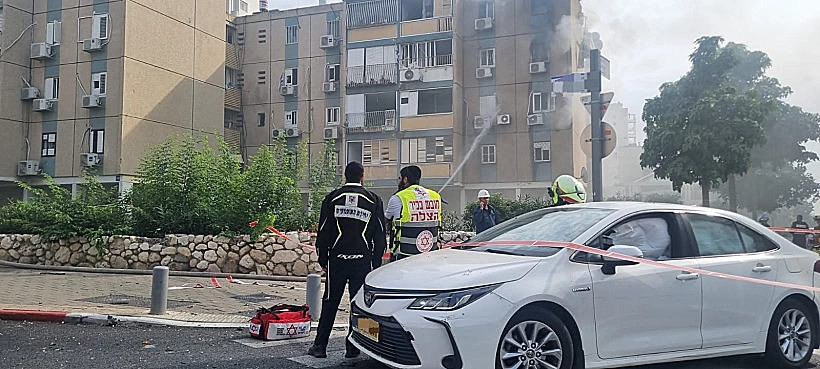 זירת הנפילה בתל אביב