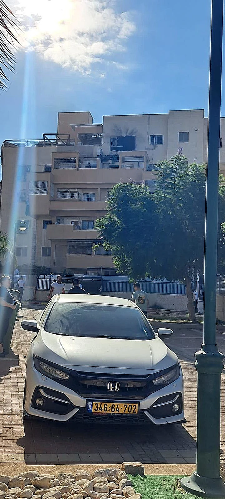 פגיעת רקטה במבנה בנתיבות