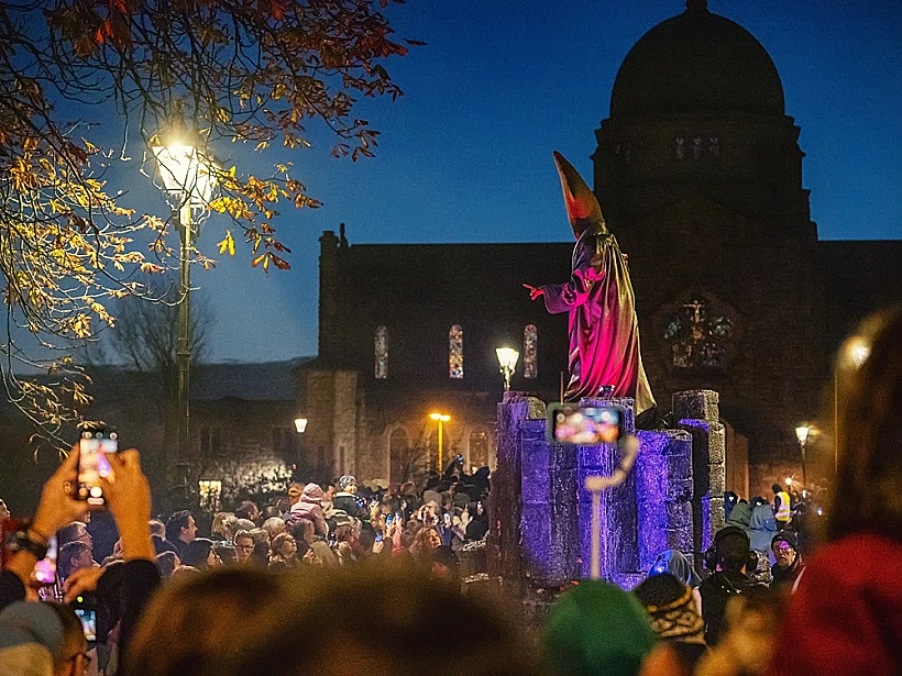 Galway,,ireland, 29.10.2023:,scene,at,macnas,halloween,parade,at,salmon