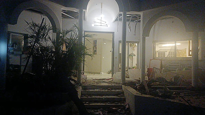 נפילת רקטות חרבות ברזל