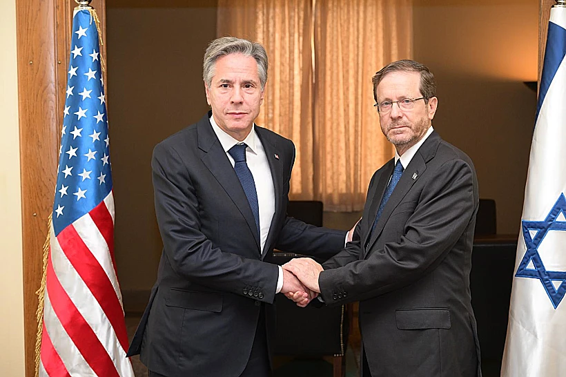 הרצוג ובלינקן בהצהרה חרבות ברזל