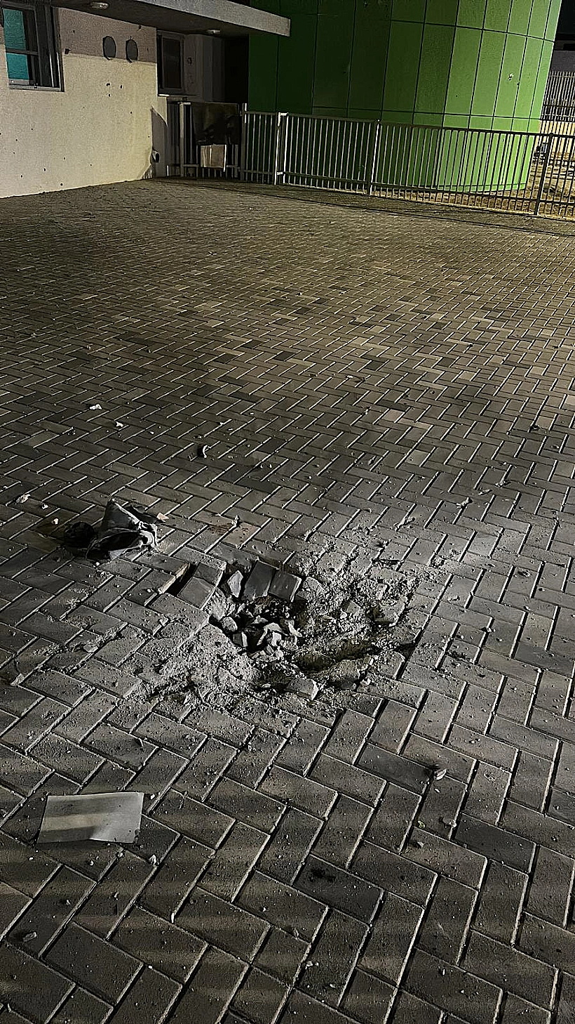 זירת הנפילה בשדרות