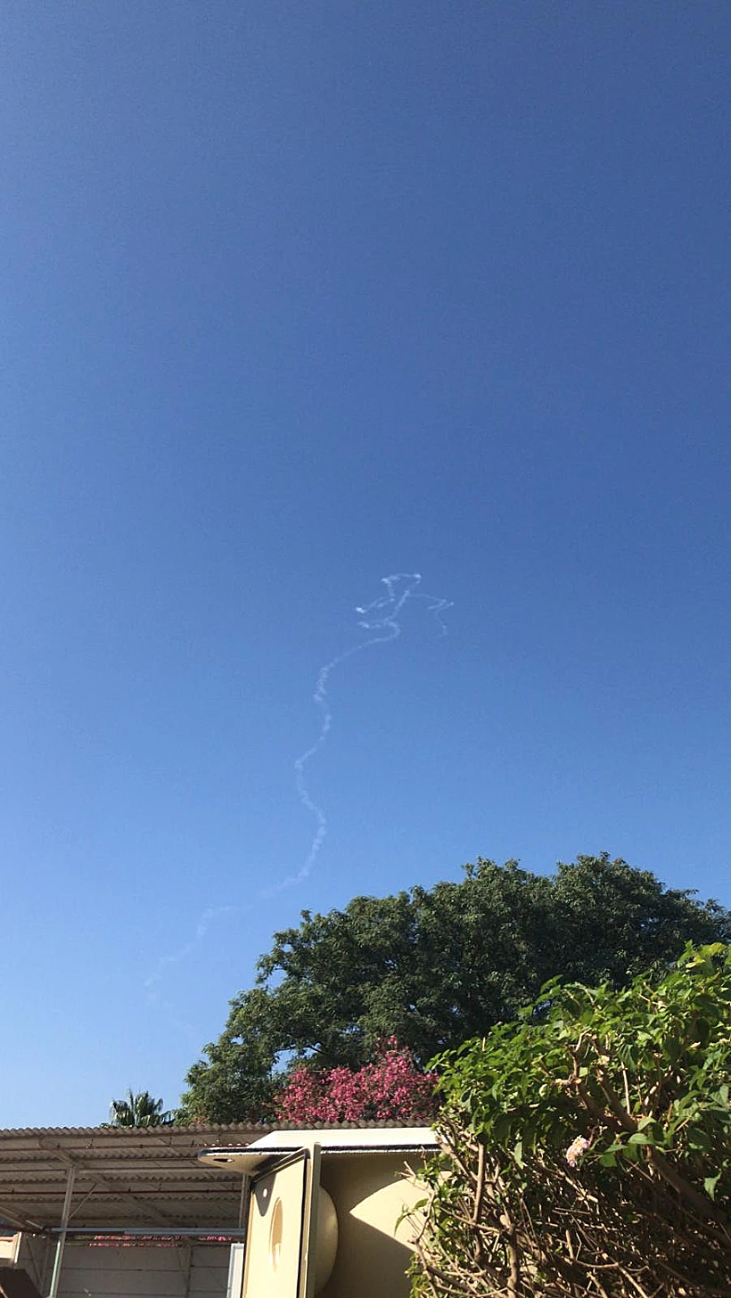 יירוט מעל אגמון החולה חרבות ברזל הגליל העליון