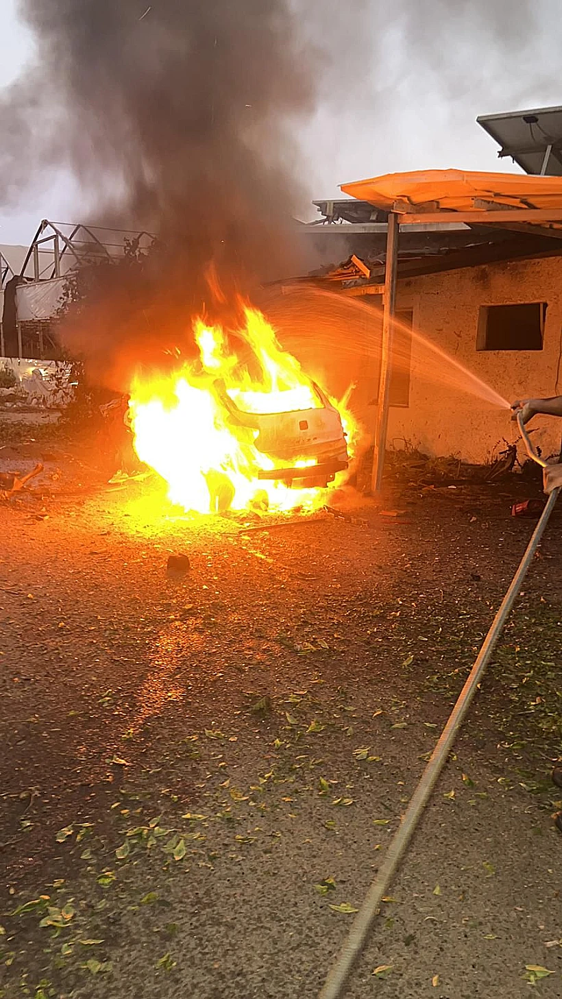 פגיעה ישירה ברכב במועצה אזורית אשכול