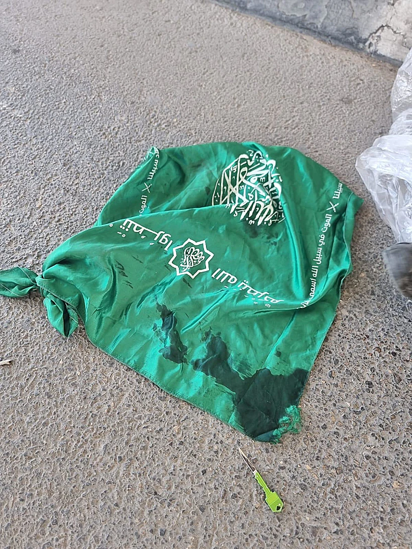 מעבר קלנדיה יהודה ושומרון סיכול סוכל ניסיון פיגוע דגל חמאס שנשאה איתה החשודה