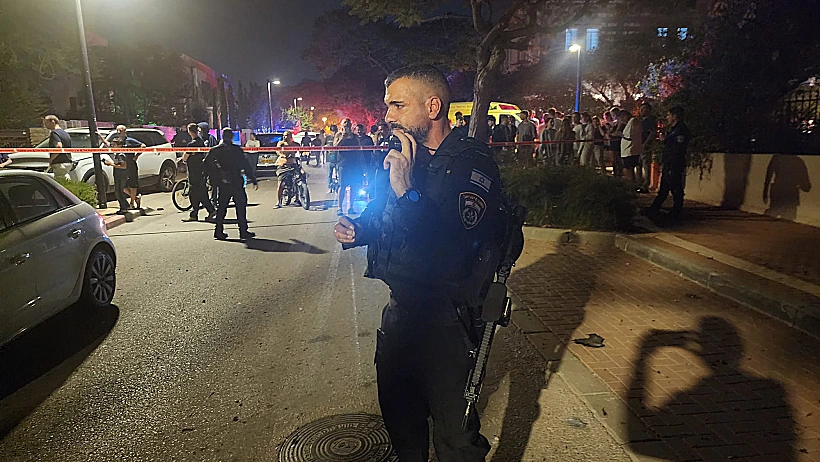 זירת פגיעת הרקטה בסביון