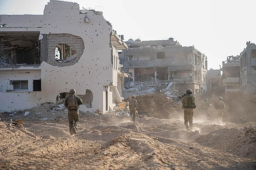 חרבות ברזל פעילות אוגדה 252 ברצועת עזה