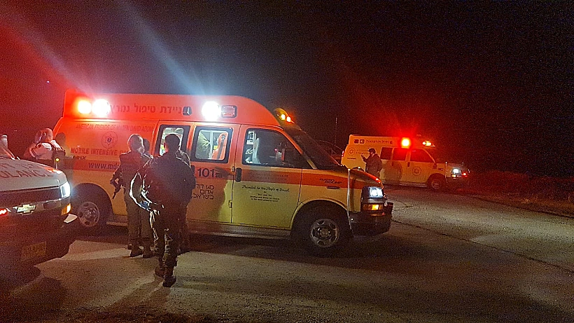 זירת הפיגוע בשומרון