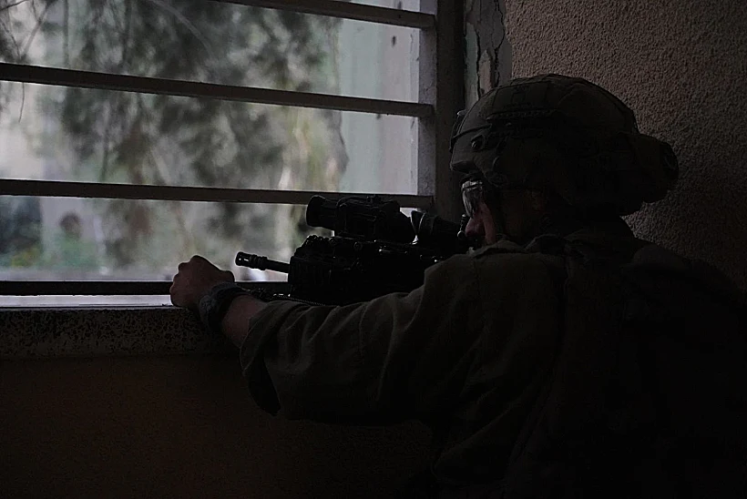 כוחות צה"ל ברובע הביטחוני של חמאס בעזה