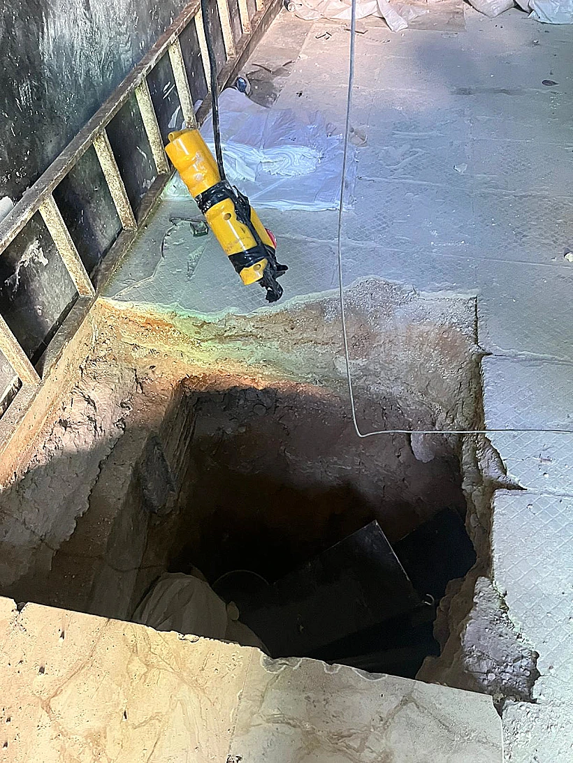 הפיר שמצאו הלוחמים בג'נין