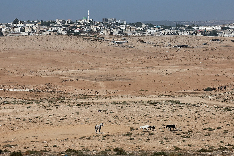 אזור חורה בפזורה הבדואית בנגב