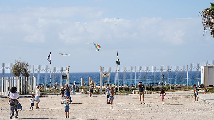 פעילות יוצרי תוכן בגן לאומי קיסריה