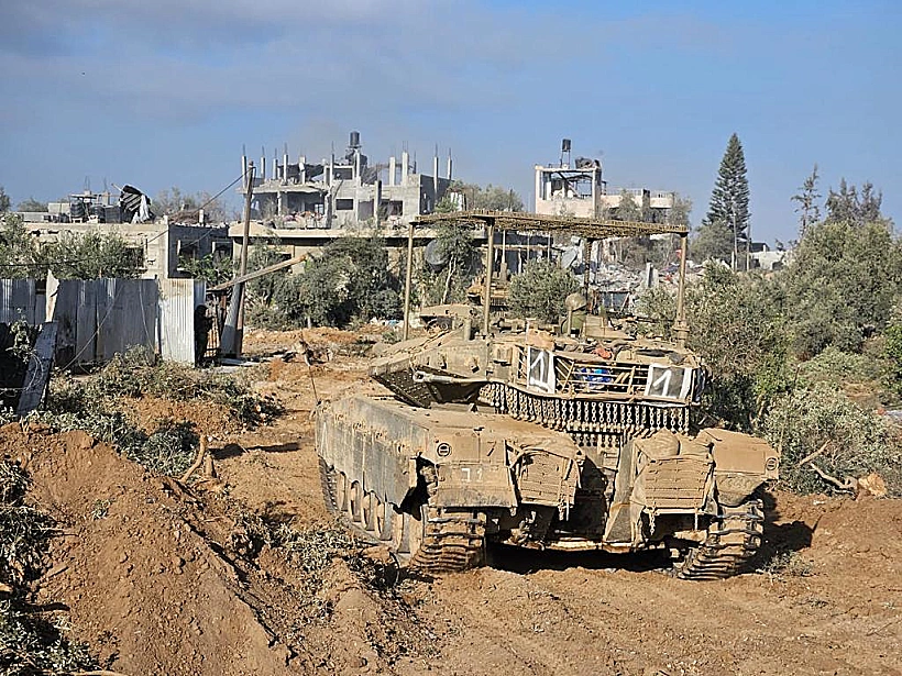 לוחמי חטיבת הראל פועלים ברצועה