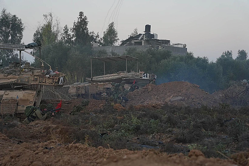 טנקים של חטיבת הראל במרחב בית חנון