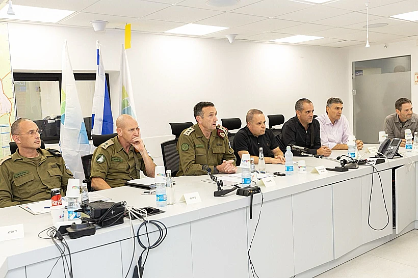 הרמטכ"ל הרצי הלוי עם ראשי הרשויות בעוטף עזה