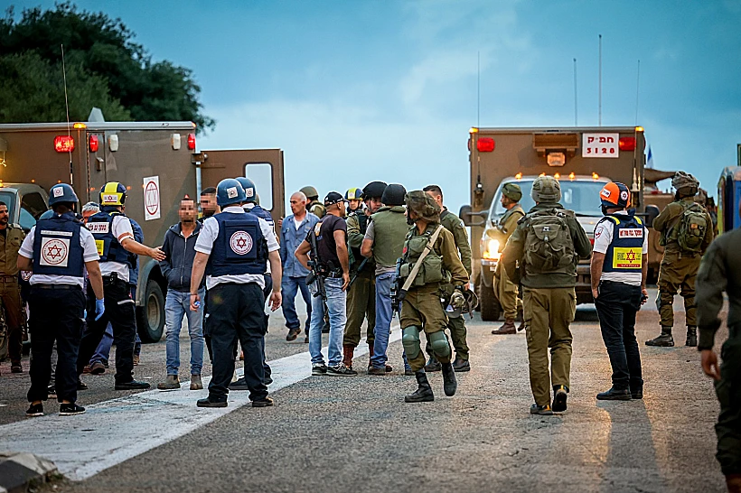 זירת פגיעת הנ"ט בדובב
