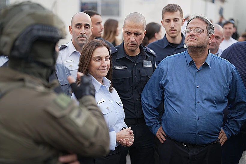 השר בן גביר ונציבת שב"ס קטי פרי