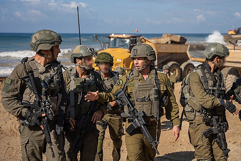 מפקד פיקוד הדרום, אלוף ירון פינקלמן, בעזה