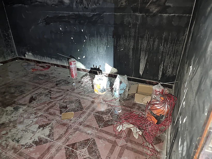 המטענים שאותרו במחנה הפליטים בלאטה