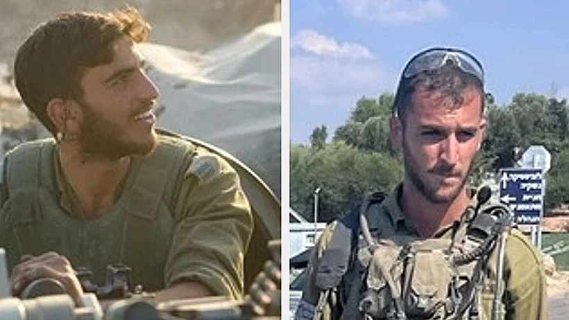 מימין: סמ"ר גל מישאלוף, סגן (מיל') אדיר פורטוגל