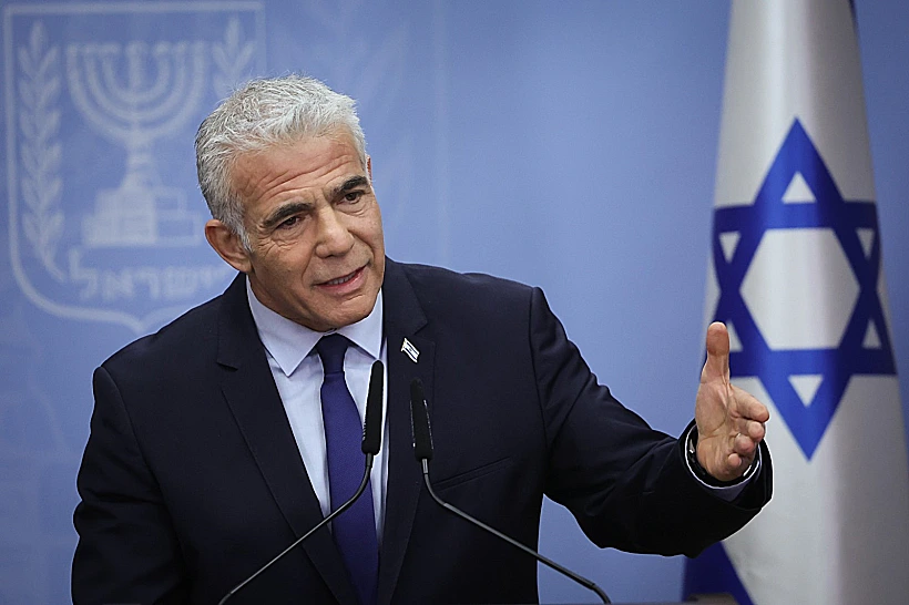 ראש האופוזיציה יאיר לפיד