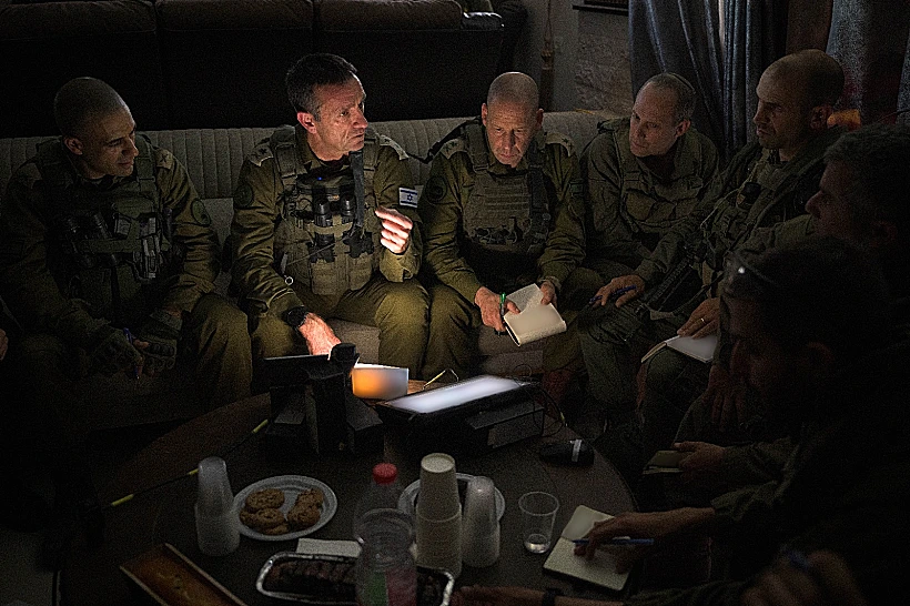 הרמטכ"ל ברצועת עזה מלחמת חרבות ברזל