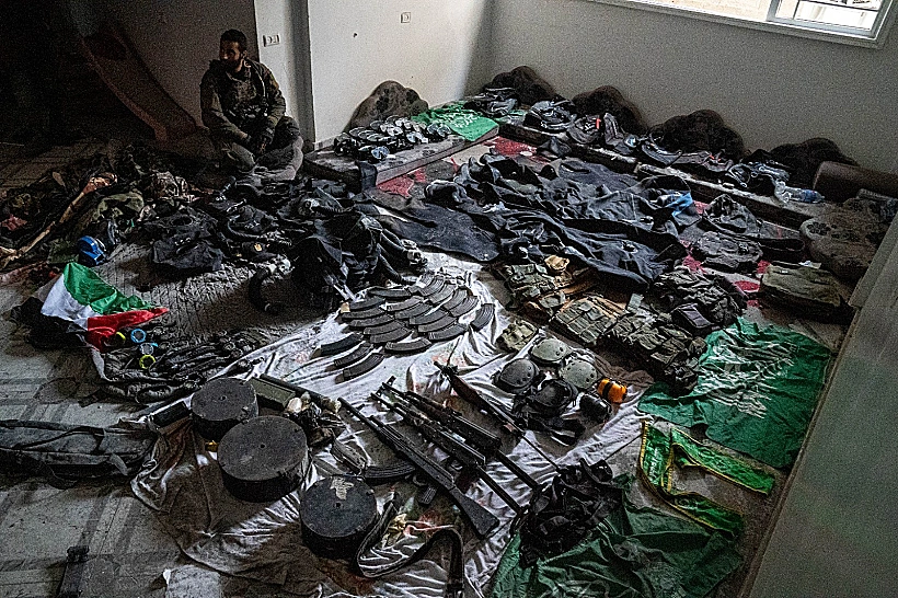 אמצעי הלחימה שאותרו רצועת עזה חרבות ברזל