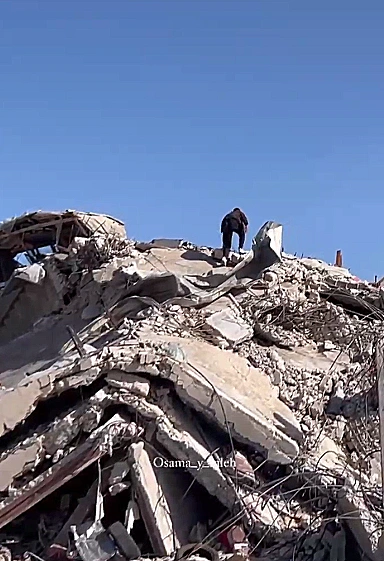 חרבות ברזל ההרס בח'וזאעה, רצועת עזה