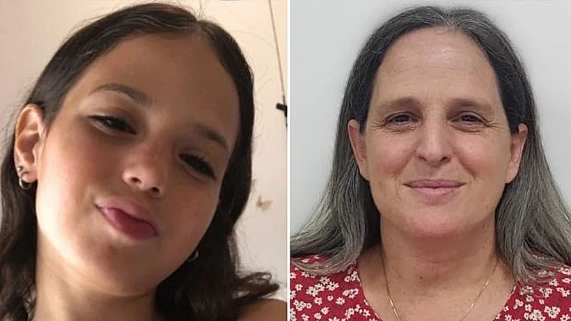 שרון אביגדורי ובתה נעם